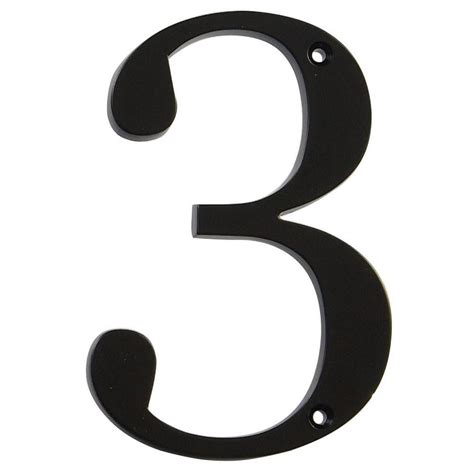 black metal house numbers 4|5 inch numbers home depot.